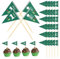 50pcs Golf Toothpick Flags, Mini Golf Themed Toothpick Flags Golf Cocktail Picks Cupcakes Toppers Food Stick Flags for Food Baby 1st Birthday Party Celebration Bar Decorations (Style A)