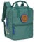 LÄSSIG Kinderrucksack mit Brustgurt Kindergartentasche Kindergartenrucksack 27 cm, 7 Liter, 3 Jahre/Mini Square Backpack dark green
