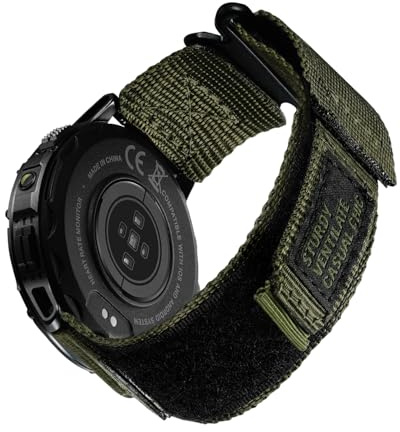 MEGALITH Correas Reloj de Nailon para Hombre y Mujer Hebilla Ajustable Liberación Rápida Trenzado Bandas Deportivas de Repuesto 22mm