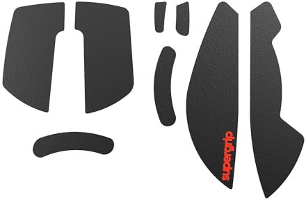 Pulsar Gaming Gears Supergrip Lot de bandes antidérapantes pour souris X3 Medium/Mini - Absorption de la transpiration - Haute performance - Anti-dérapant - Sans résidus - Ultra fin - 0,5 mm