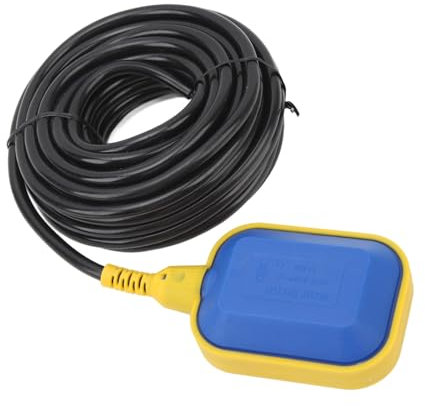Automatischer Kabelschalter, Tauchpumpen 10meter Wassersteuerung 1PC Schweben mit 10 Meter Automatischem Rechteck -Pumpen -Tank Sump 250 V 15 8 A Steuern