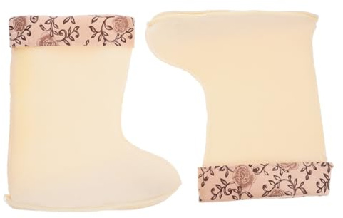 iplusmile Forros Térmicos para Botas de Lluvia Mujer Calcetines Aislantes de Algodón Grueso Talla 37 Media Caña Equipo de Acampada para Clima Frío Protección contra Frío y Humedad