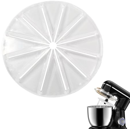 Rührschüssel mit Spritzschutz, Mixer Spritzschutz für Kitchen aid,14,5cm Rührkopf Anti-Spritzer Schallwand, Spritzschutz Zubehör Für Standmixer Abdeckung Schneebesen Schaber Für Küchenmaschine