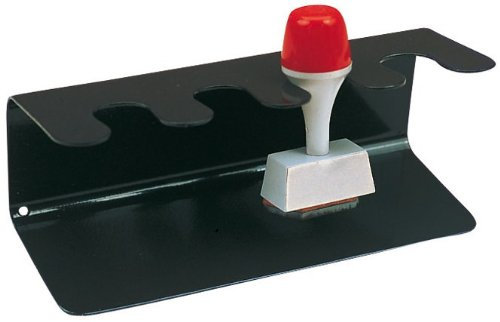 Für 4 Stempel gerader Stempelträger, Stempelleiste 4-fach Schwarz Stempelhalter, 4-fach Schwarz
