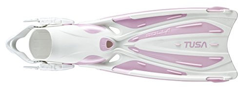 Tusa Schwimmflossen Scholle Rosa, Weiß/Pink