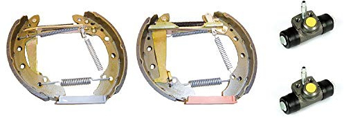 Brembo K 85 012 KIT & FIT Bremsbackensatz | Kompatibel mit: AUDI 100 C2 Avant, 100 C2 Stufenheck, 80 B2 Stufenheck, 80 B3 Stufenheck, 90 B2, COUPE B2