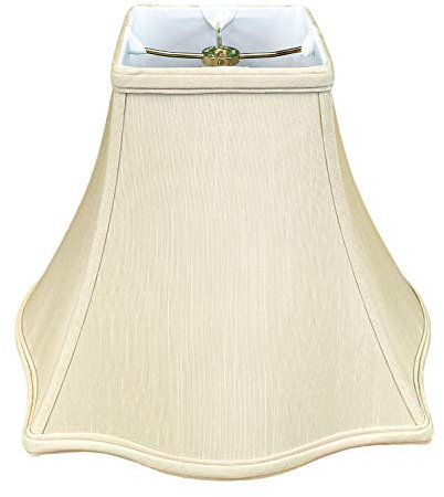 Royal Designs, Inc Lampenschirm, quadratisch, Metall, Beige