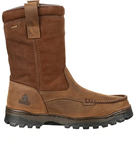 ROCKY Outback GORE-TEX® Waterproof Wellington Boot, Brown, Size 10.5(W)