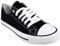MyShoeStore LADIES CANVAS SHOES WOMENS GIRLS SHOES CASUAL LACE UP RETRO PLIMSOLLS PLIMSOLES LOW TOP FLAT GYM SPORTS TRAINERS, Black, 4 UK