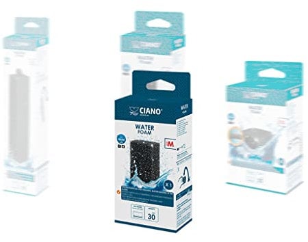 Ciano Filtro per Acquario, Bio-Bact Cartidge M/CF80 X1