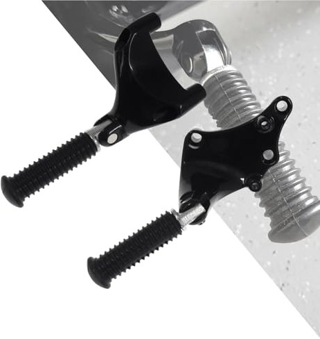HDBUBALUS Moto arrière Pédale Repose-pieds Repose-pieds passager Piquets de pied et support de fixation pour Harley Sportster
