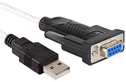 LFHUKEJI Cable adaptador USB a RS232, USB 2.0 macho a serie (9 pines) hembra DB-9 RS-232 de 1,5 m (chipset FTDI)