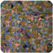 Simandra Patchwork Tagesdecke Bett-Überwurf Patchworkdecke Steppdecke Quilt Shabby Decke Überdecke Handarbeit Einzelbett Farbe Motiv 2