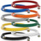 HB-DIGITAL 8x 3m LAN Kabel CAT 7 Rohkabel RJ45 S/FTP Netzwerkkabel Ethernet Patchkabel bis zu 10 Gbps 600 MHz Kupfer Profi PiMF Kupfer für Patchpanel Switch Router Modem -Alle Farbe