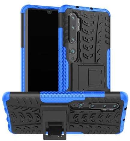 betterfon Oudoor Hülle Kompatibel mit Xiaomi Mi Note 10 / Note 10 Pro | Case Panzer Hülle Cover Schutzhülle Etui Bumper | Blau