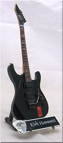 KIRK HAMMETT Miniatur Gitarre METALLICA mit Plektrum
