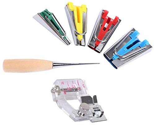 1 Set Schrägbandformer Kits Nähen Quilting Ahle für Nähmaschinen