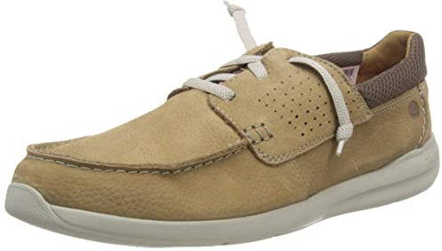 Clarks Gorwin Moc, Mocasines, para Hombre, Marrón (Dark Sand Nubuck), 39.5 EU