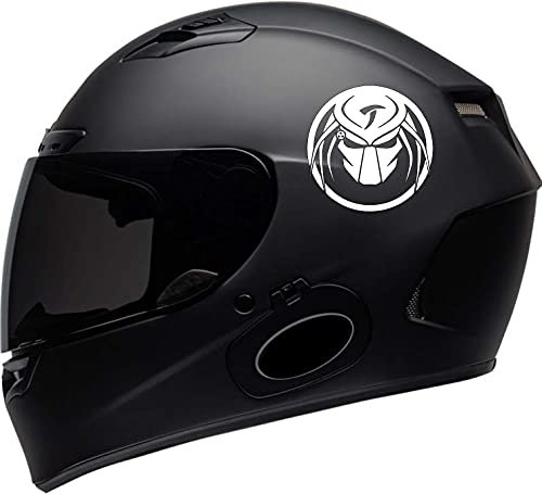 myrockshirt Monster Predator 2 x Aufkleber f. Helm Motorrad Motorradhelm Bike Biker Sticker
