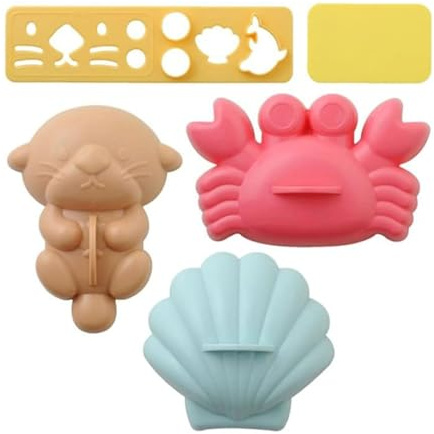 bingxqiso 5 Pcs/lot Sushi Maker Cartoon Rice Shape Mold DIY Cute Japanese Gadgets Sushi Tools Bento Decoration Accessories