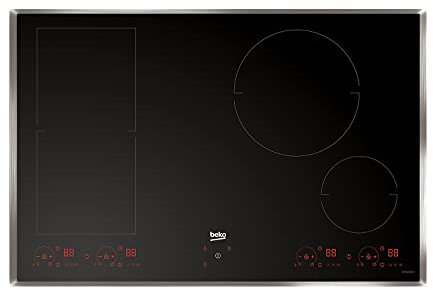 Beko HII 84800 FHTX Piano cottura a induzione 80 cm 4 Fuochi nero (Ricondizionato)