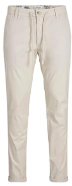 JACK & JONES Herren Hose Jpstmarco Jjsummer Chino, Moonbeam, 38W / 32L