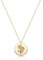 Jenosy Kette Damen Gold Kette mit Geburtsblumen November Personalisierte Kette mit Blume Zarte Kette mit Chrysantheme Anhänger Hypoallergene Vergoldete Kette Modeschmuck für Frauen und Mädchen