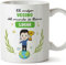 MUGFFINS Tazas Personalizadas para VECINO - En Español - Eres Mejor del Mundo - 11 oz / 330 ml - Regalo personalizable original y divertido