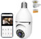 JCHENG Light Bulb Security Camera | 4MP 355° Rotating Guard | Compatible with Alexa/Google Assistant/Alarm System | SD Card Included |Indoor