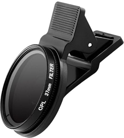 Telephone Circular Polarizer - Photo Lens with Aluminum Alloy Frame | Solar Imaging Enhancing Photo Lens, Portable Mobile Phone Lens Kit, Ultra Thin Lens Attachments, Solar Imaging Photo Object