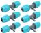 Ouitble 10 raccordi a T spinati da 16 mm a 4/7 per tubo di irrigazione per giardino e cortile