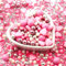 STREUSEL GLÜCK Pinke Liebe rosa pink silber weiss 40g Zuckerstreusel Sprinkles Tortendeko Geburtstag Kindergeburtstag Weihnachten Hochzeit Verzierung von Plätzchen Torte Kuchen Cupcakes Muffins