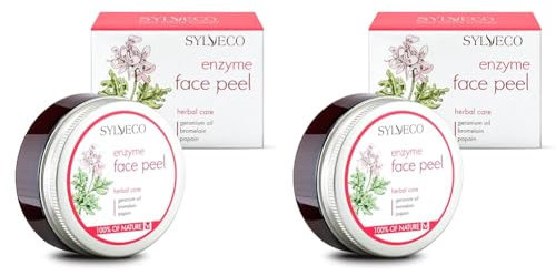 SYLVECO Enzympeeling Gesicht 85g - Gesichtspeeling für Frauen und Männer - Enzym Peeling Gesicht - Naturkosmetik Skincare (Packung mit 2)