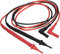 2 Puntali Multimetro Universali 1000V 10A – Cavi di Ricambio per Tester Digitale – CAT III – Impugnatura Antiscivolo – Compatibili con Tutti i Multimetri – Rosso e Nero – Lunghezza 105cm