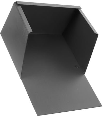 Vaguelly Spritzblock Für Dachrinnen-fallrohr Fallrohr-spritzschutz Dachrinnen-fallrohr-verlängerung Regenrinne Dachrinnenablauf Verlängerung Fallen Regenwasser Dark Grey Aluminiumlegierung