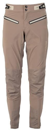 dirtlej trailscout Waterproof Long, Funktionshose für MTbike & Outdoor wasserdicht & atmungsaktiv, Stretch, Loose Cut (M, Dark dust/Grey Kurzgröße M)