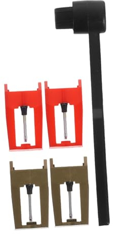 ifundom Schallplattenspieler Nadel mit Reinigungsbürste Ersatznadeln für Mini Plattenspieler Phonographen Vinyl Player Plattenspieler