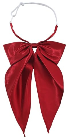 COSDREAMER Renaissance-Schal, Jabot-Krawatte, Herren-Fliege, Krawatte (Rot)