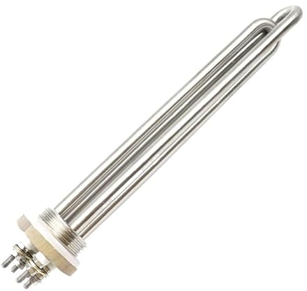 LIUCH Heizung 12v/24v/36v/48v Rohrheizkörper DN25 Gewinde Solar Widerstand(Heater,12v 300w BSP)