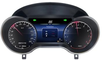Cuadro De Instrumentos Digital LCD De 12,3 Pulgadas Compatible con Mercedes-Benz Clase R, ML GL Y G, Y con Mercedes-Benz GLE Y GLS W164 Años 2006-2019 Pantalla para Coche,Pantalla táctil