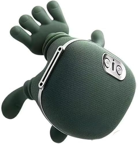 SQUADO Massaggiatore Cervicale Elettrico Shiatsu con Impastamento Profondo e Riscaldamento – Dispositivo Ricaricabile USB per Massaggio di Collo e Spalle, Portatile per Casa e Ufficio