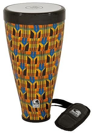 TOCA TO806292 Rahmentrommel Junior Flex Drum Kente Cloth mit Gurt TFLEX-JRK