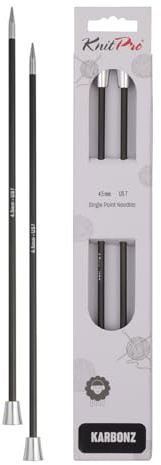 KnitPro Karbonz Single Pointed Needles 14 (35cm) | 4.50 mm