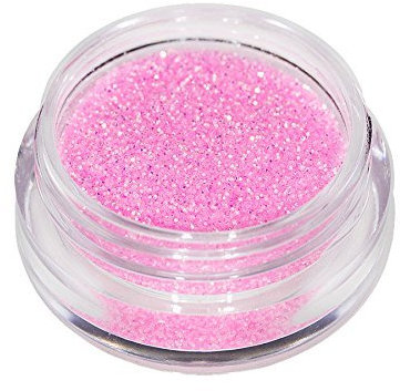 Poudre paillettes scintillantes ROSE PINK trendy Nail Art, Purenail, déco d'ongles, maquillage de la Peau