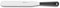 Rousselon 32 Dumas International en Acier Inoxydable Spatule Droite en Carte, Noir, 30 cm