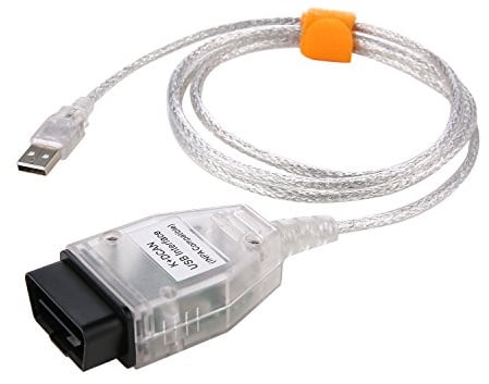 Liqoo® OBD Interface Scanner Diagnosegerät D-CAN 16 Pin OBD2 EOBD Testgerät für BMW-Fahrzeuge INPA Ediabas mit CD Software