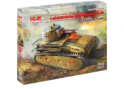 ICM Modellbausatz Leichttraktor Rheinmetall 1930,GermanTan