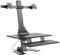 Maclean MC-796 2-Fach Monitorhalterung Arbeitsstation Monitor Halter mit Maus Tastatur-Ablage VESA: 75x75,100x100 13-32 (Elektrisch)