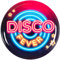 Boland 00767 - Tablett Disco Fever, Durchmesser 34,5 cm, Kunststoff, 70er Jahre, Serviertablett, Gastrotablett, Servierplatte, Mottoparty, Karneval