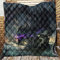 FANSU Tagesdecke Bettüberwurf Steppdecke Mikrofaser Doppelbett Einselbetten Tagesdecken Gesteppt Bettwäsche Sofaüberwurf Wohndecke 3D Tierdruck Stepp Gesteppter Quilt (Schwarzer Drache,150 * 200cm)
